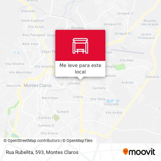 Rua Rubelita, 593 mapa