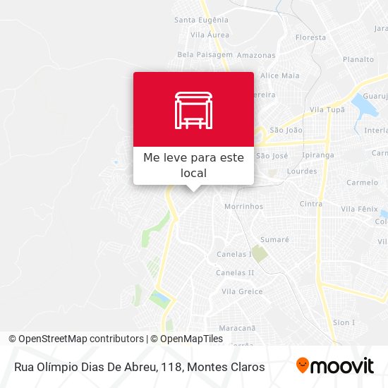 Rua Olímpio Dias De Abreu, 118 mapa