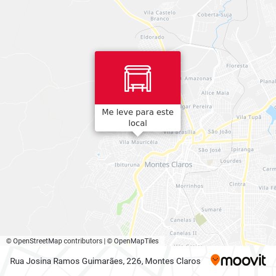 Rua Josina Ramos Guimarães, 226 mapa