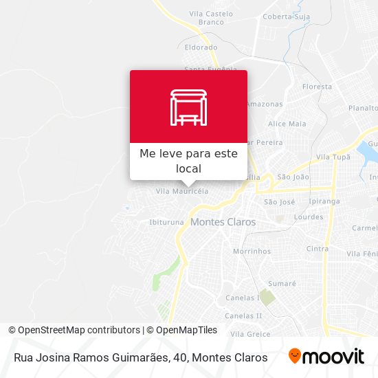 Rua Josina Ramos Guimarães, 40 mapa