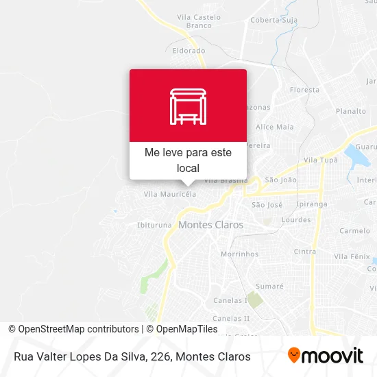 Rua Valter Lopes Da Silva, 226 mapa