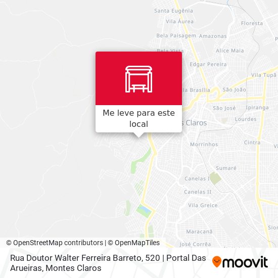 Rua Doutor Walter Ferreira Barreto, 520 | Portal Das Arueiras mapa