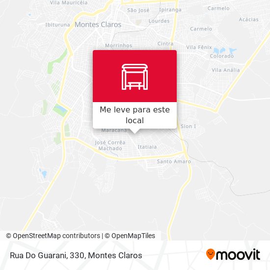 Rua Do Guarani, 330 mapa