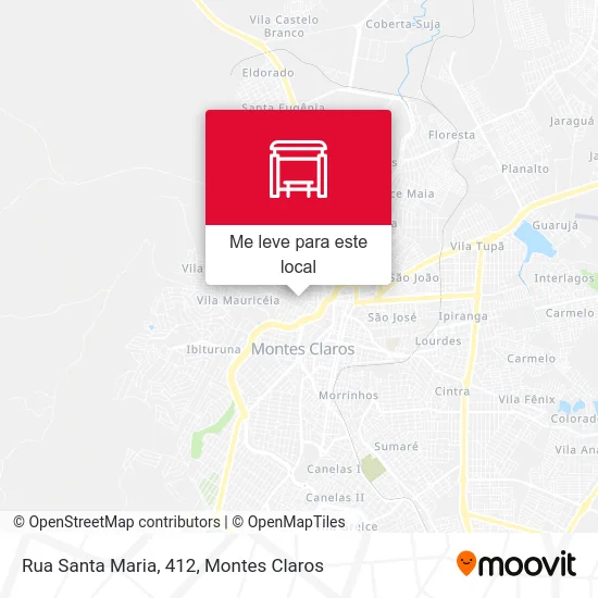 Rua Santa Maria, 412 mapa
