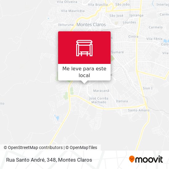 Rua Santo André, 348 mapa