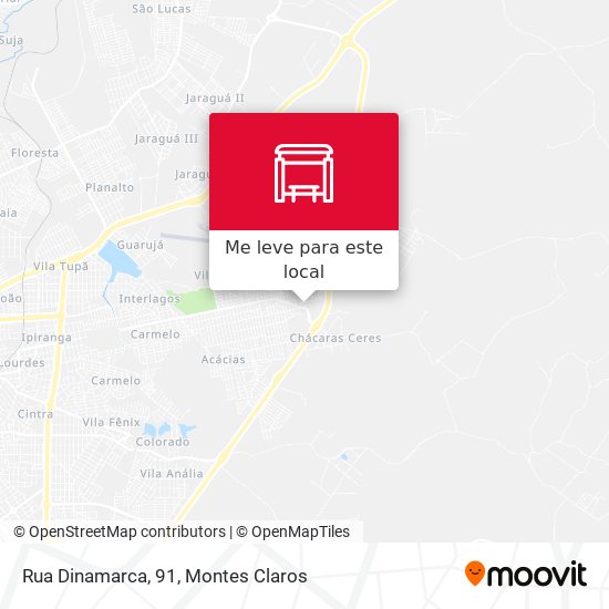 Rua Dinamarca, 91 mapa