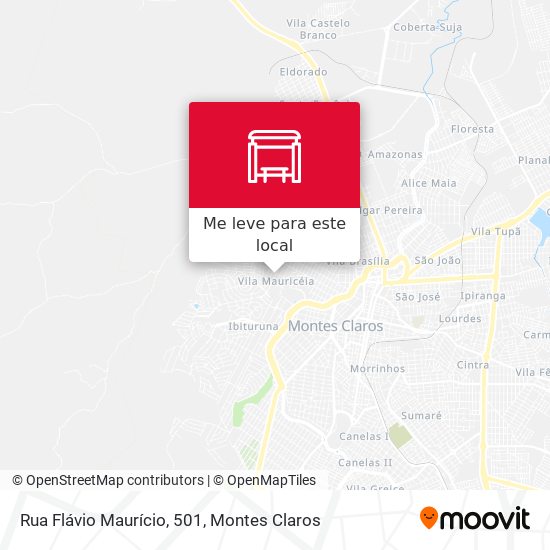 Rua Flávio Maurício, 501 mapa