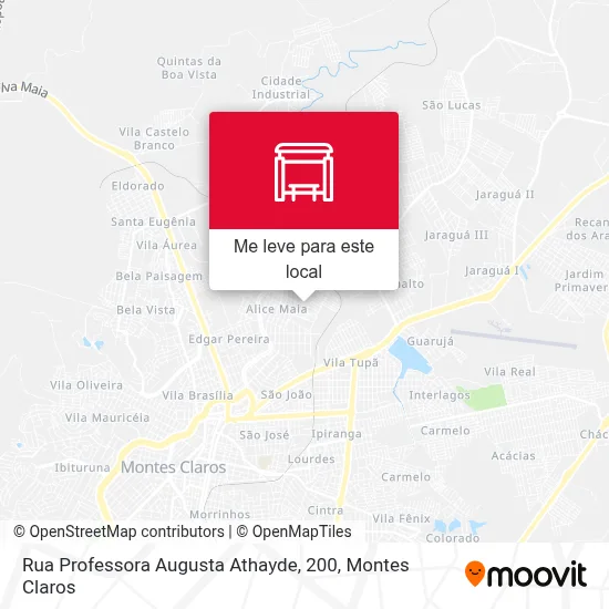Rua Professora Augusta Athayde, 200 mapa