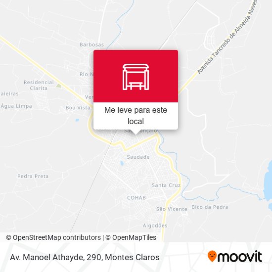 Av. Manoel Athayde, 290 mapa