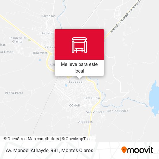 Av. Manoel Athayde, 981 mapa