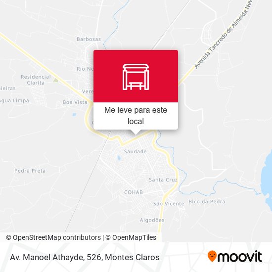 Av. Manoel Athayde, 526 mapa