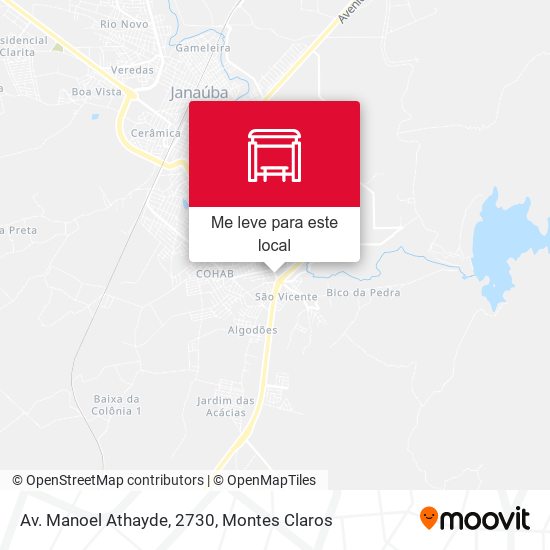 Av. Manoel Athayde, 2730 mapa