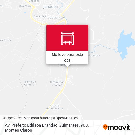 Av. Prefeito Edílson Brandão Guimarães, 900 mapa