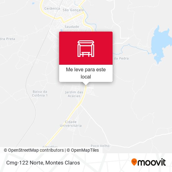 Cmg-122 Norte mapa