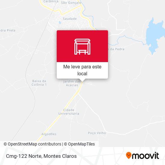 Cmg-122 Norte mapa