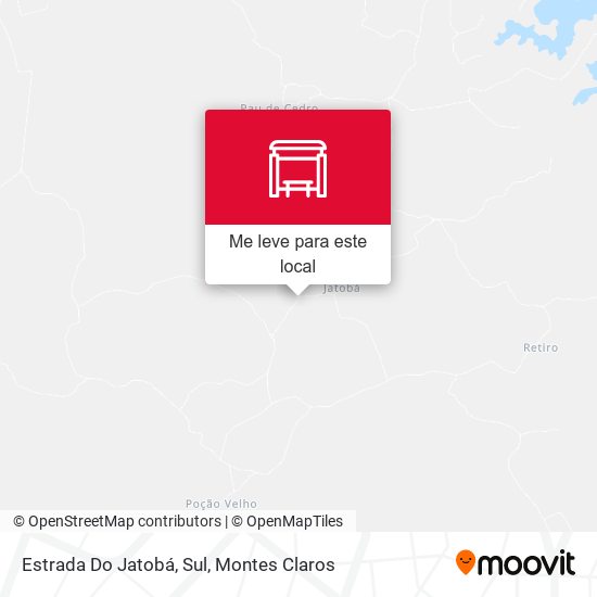 Estrada Do Jatobá, Sul mapa