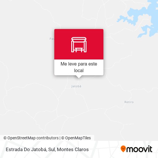 Estrada Do Jatobá, Sul mapa