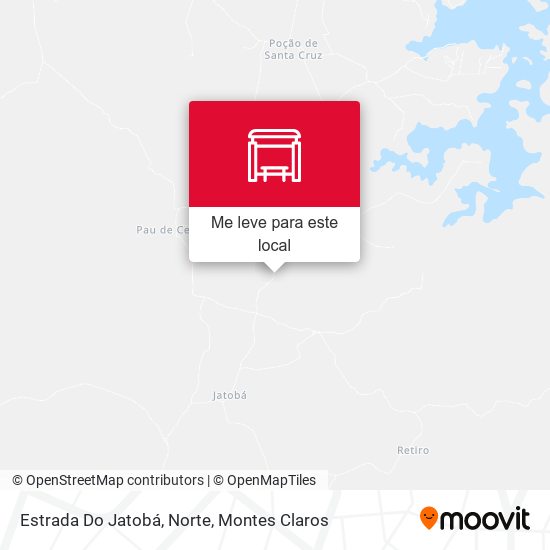 Estrada Do Jatobá, Norte mapa