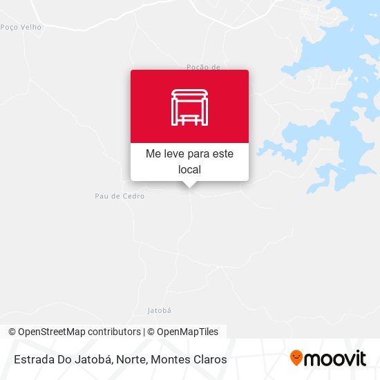Estrada Do Jatobá, Norte mapa