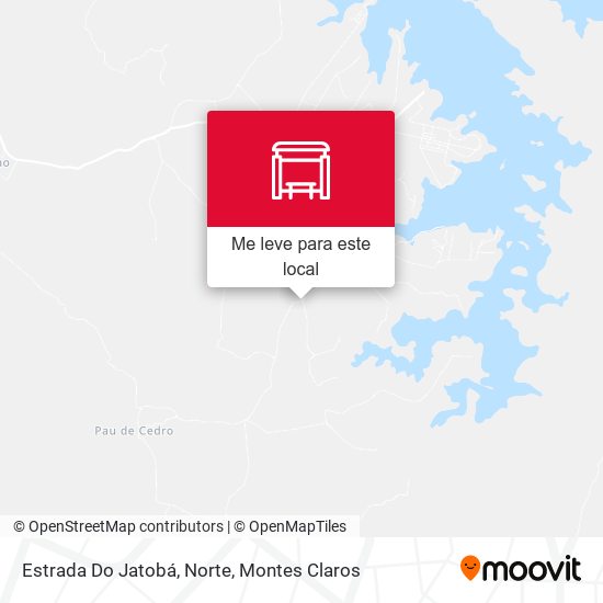 Estrada Do Jatobá, Norte mapa