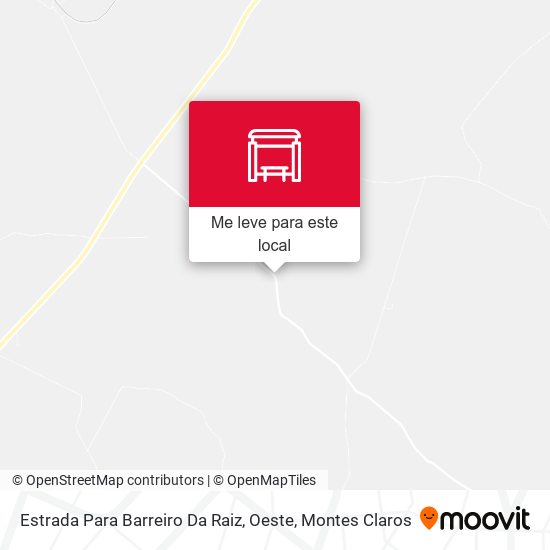 Estrada Para Barreiro Da Raiz, Oeste mapa