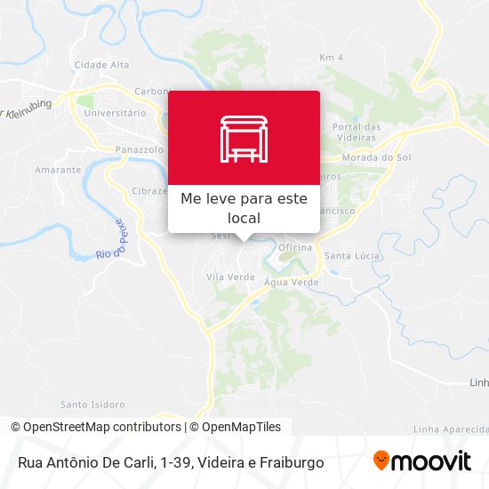 Rua Antônio De Carli, 1-39 mapa