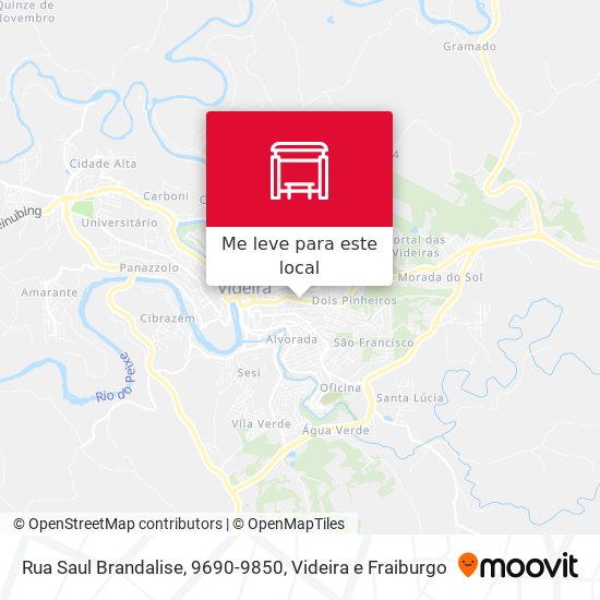 Rua Saul Brandalise, 9690-9850 mapa