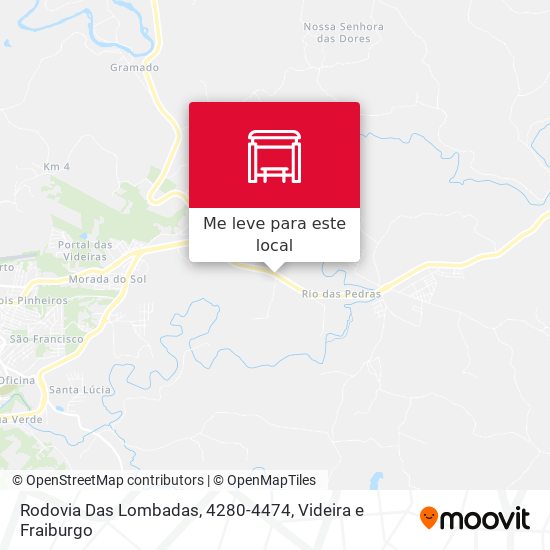 Rodovia Das Lombadas, 4280-4474 mapa