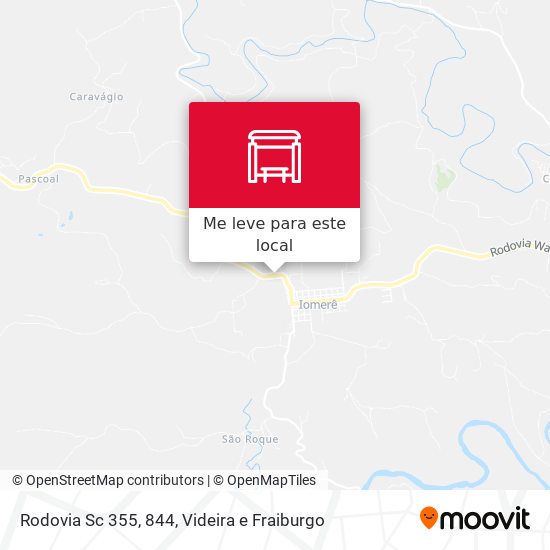 Rodovia Sc 355, 844 mapa