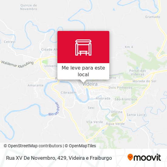 Rua XV De Novembro, 429 mapa