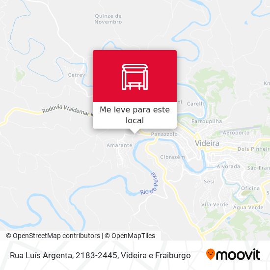 Rua Luís Argenta, 2183-2445 mapa