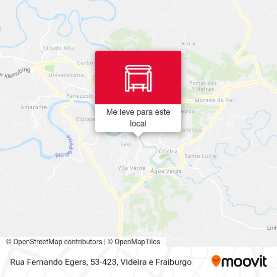Rua Fernando Egers, 53-423 mapa