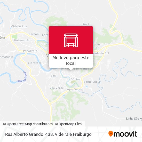 Rua Alberto Grando, 438 mapa