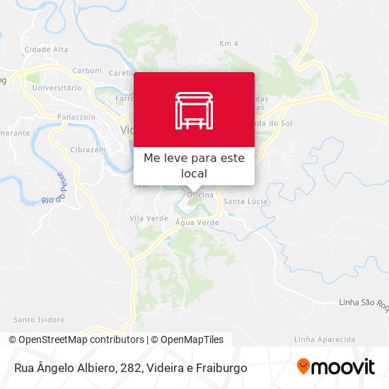 Rua Ângelo Albiero, 282 mapa