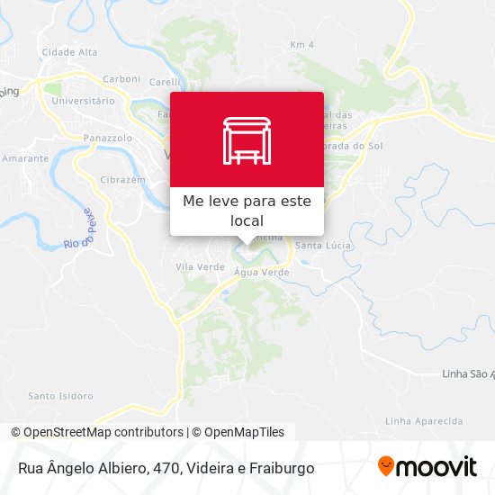 Rua Ângelo Albiero, 470 mapa