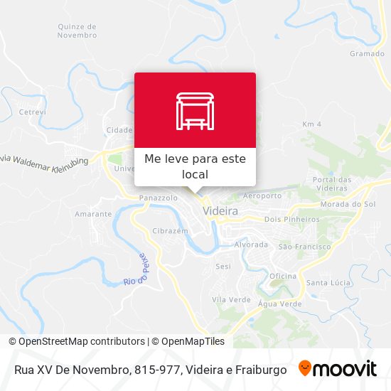 Rua XV De Novembro, 815-977 mapa