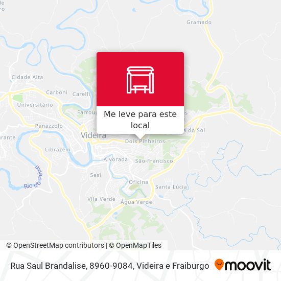 Rua Saul Brandalise, 8960-9084 mapa