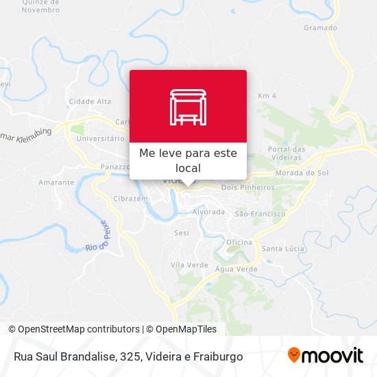 Rua Saul Brandalise, 325 mapa