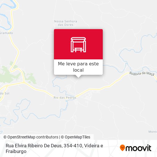 Rua Elvira Ribeiro De Deus, 354-410 mapa