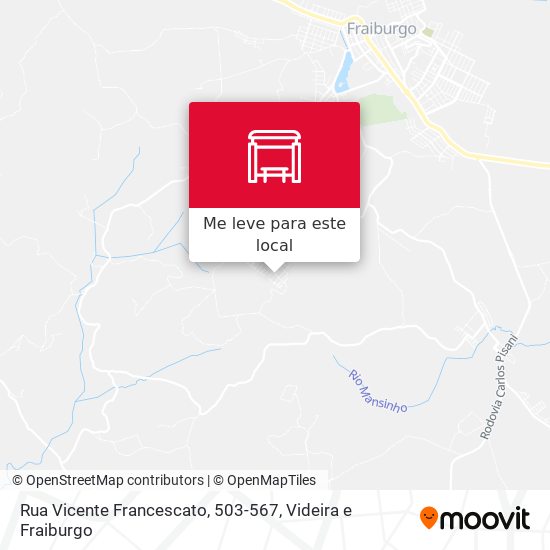 Rua Vicente Francescato, 503-567 mapa