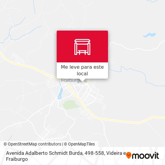 Avenida Adalberto Schmidt Burda, 498-558 mapa