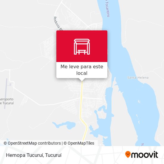 Hemopa Tucuruí mapa