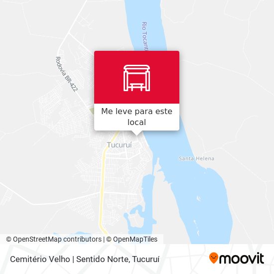 Cemitério Velho | Sentido Norte mapa