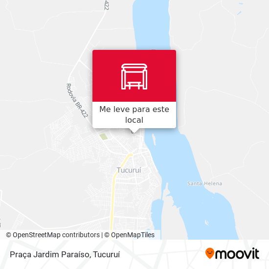 Praça Jardim Paraíso mapa