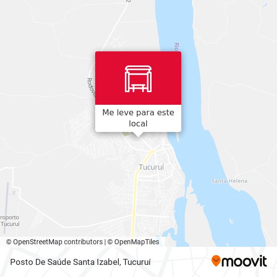 Posto De Saúde Santa Izabel mapa