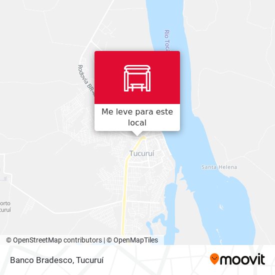 Banco Bradesco mapa