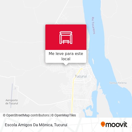 Escola Amigos Da Mônica mapa