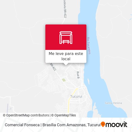 Comercial Fonseca | Brasília Com Amazonas mapa