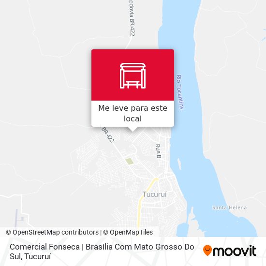 Comercial Fonseca | Brasília Com Mato Grosso Do Sul mapa