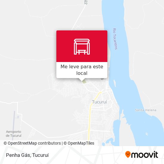 Penha Gás mapa